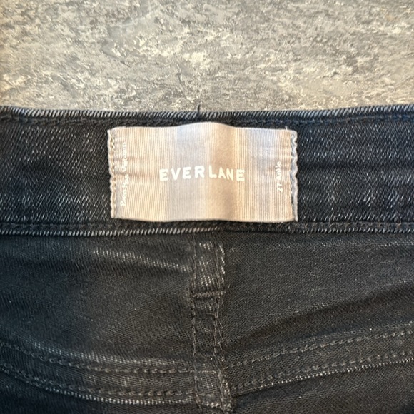 Everlane Mid Rise Ankle Black Jeans - Picture 3 of 5